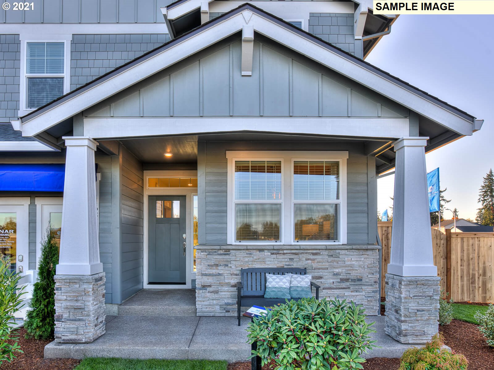 38435 Maple Street, Unit HS 3 Sandy, OR 97055 - Photo 8 of 14 a front view of a house with a yard