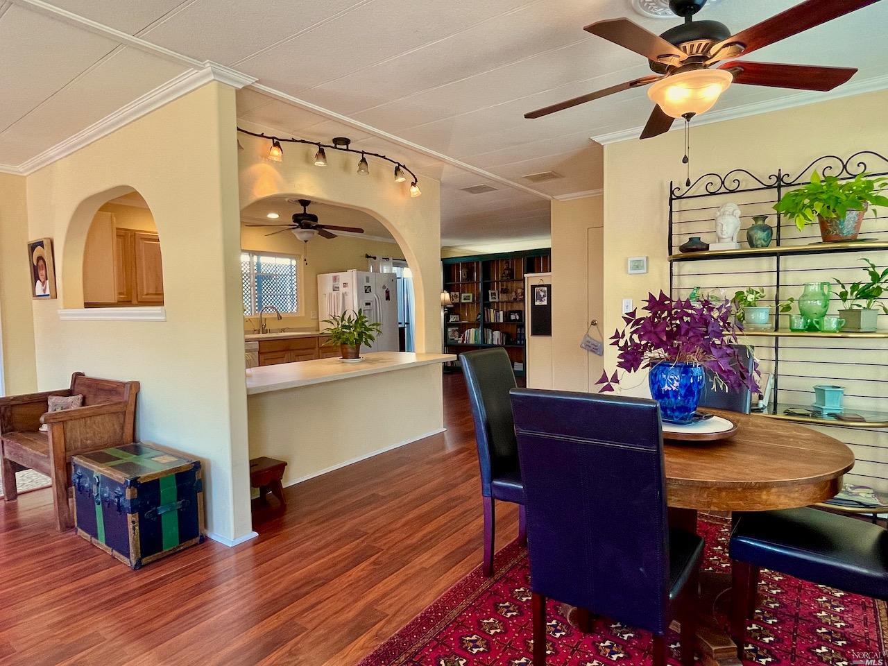 67 Brier Place Santa Rosa, CA 95409 - Photo 1 of 1 a view of a dining room with furniture and wooden floor
