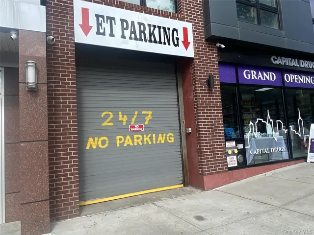 a sign on the side of a building