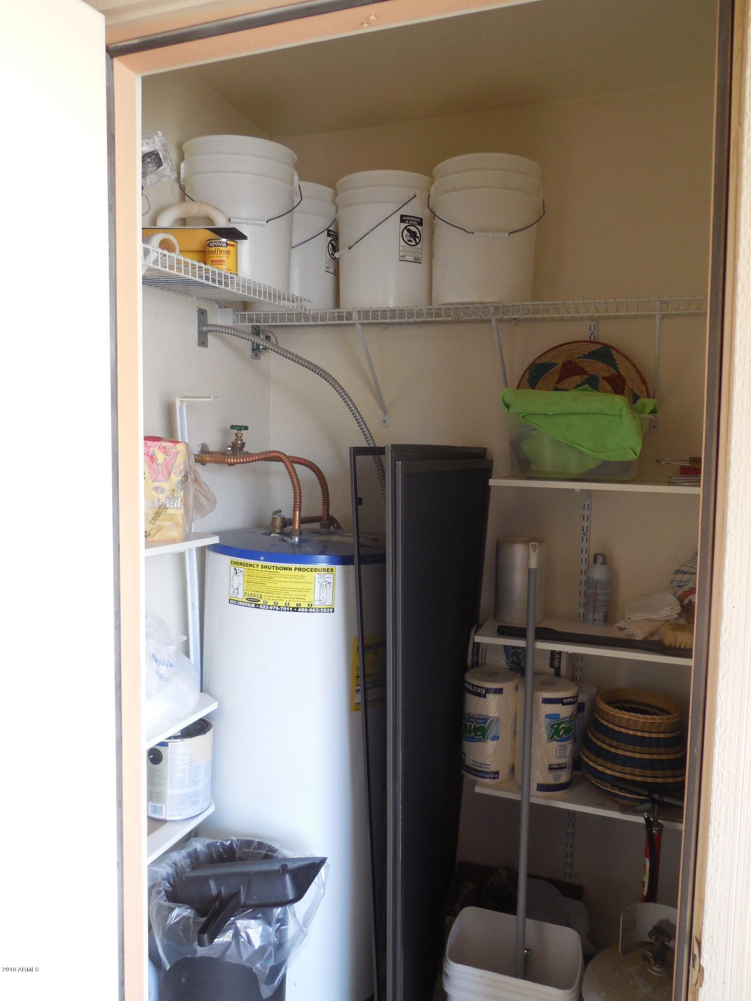 14300 West Bell Road, Unit 309 Surprise, AZ 85374 - Photo 31 of 37 Storage Closet on Patio