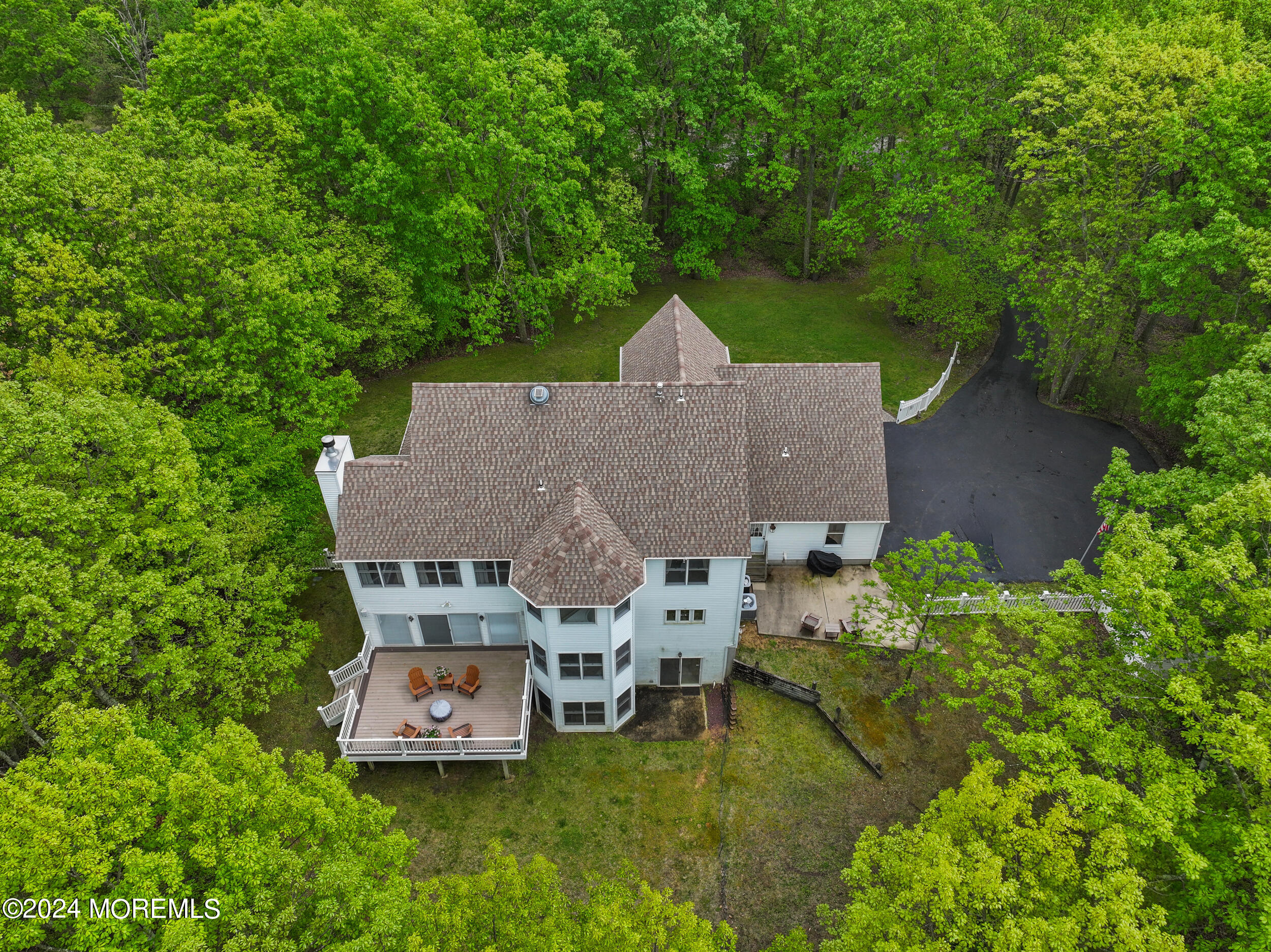 55 Tower Road Cream Ridge, NJ 08514 - Photo 43 of 47 an aerial view of a house with garden space and street view