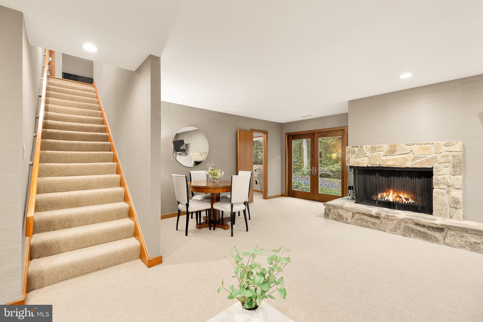 249 Springvale Road Great Falls, VA 22066 - Photo 36 of 49 a living room with furniture and a fireplace