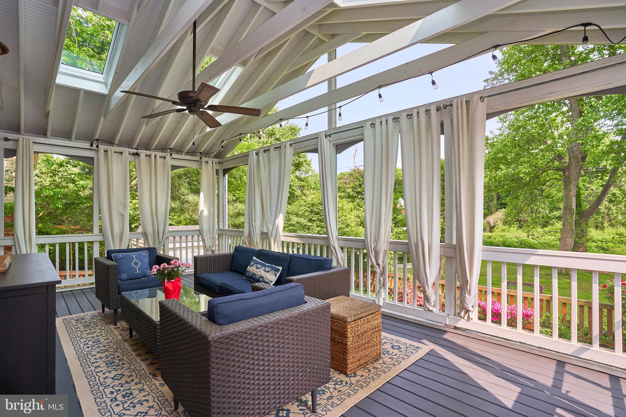 6819 Lemon Road McLean, VA 22101 - Photo 2 of 51 Beautiful Screen porch looks into park land