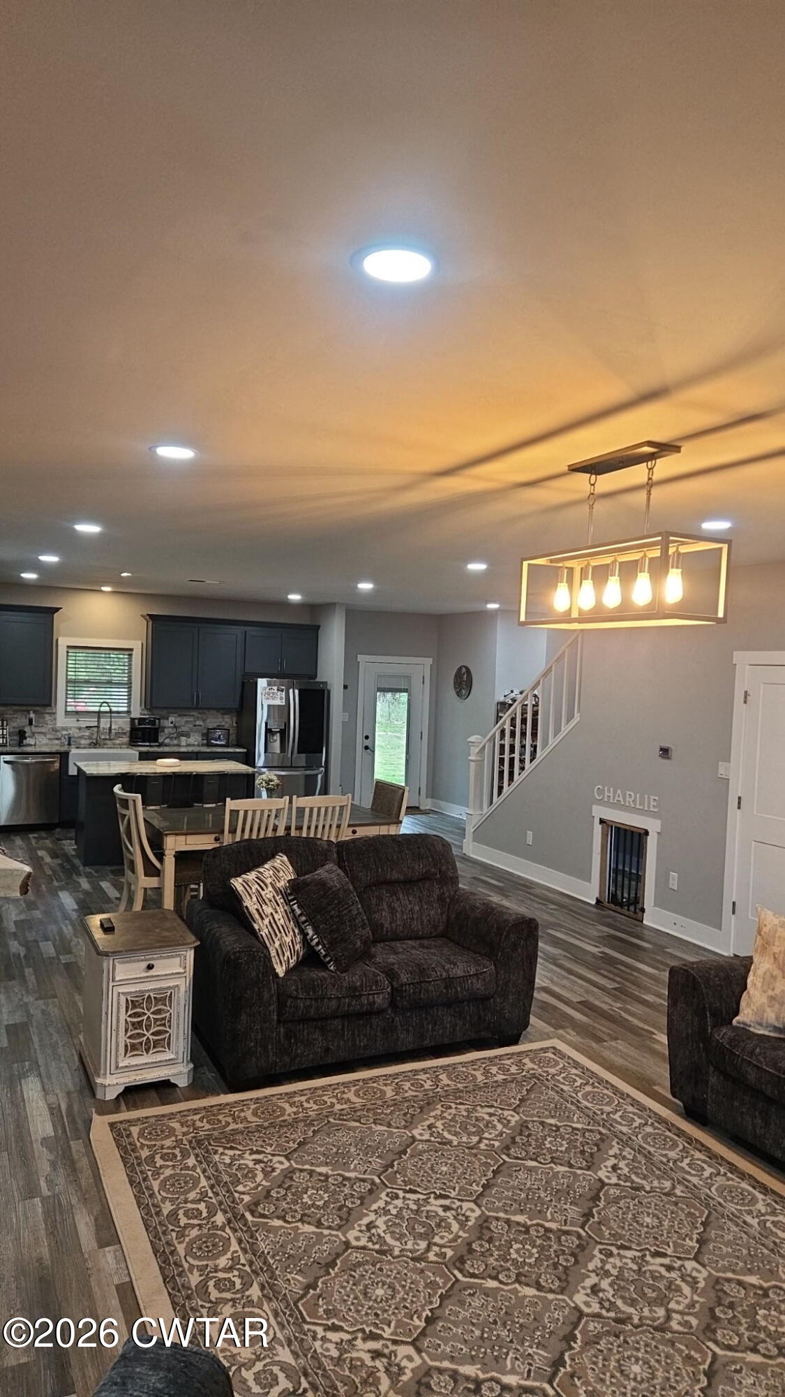 1586 Love Road Bells, TN 38006 - Photo 58 of 61 a view of a living room kitchen and a wooden floor