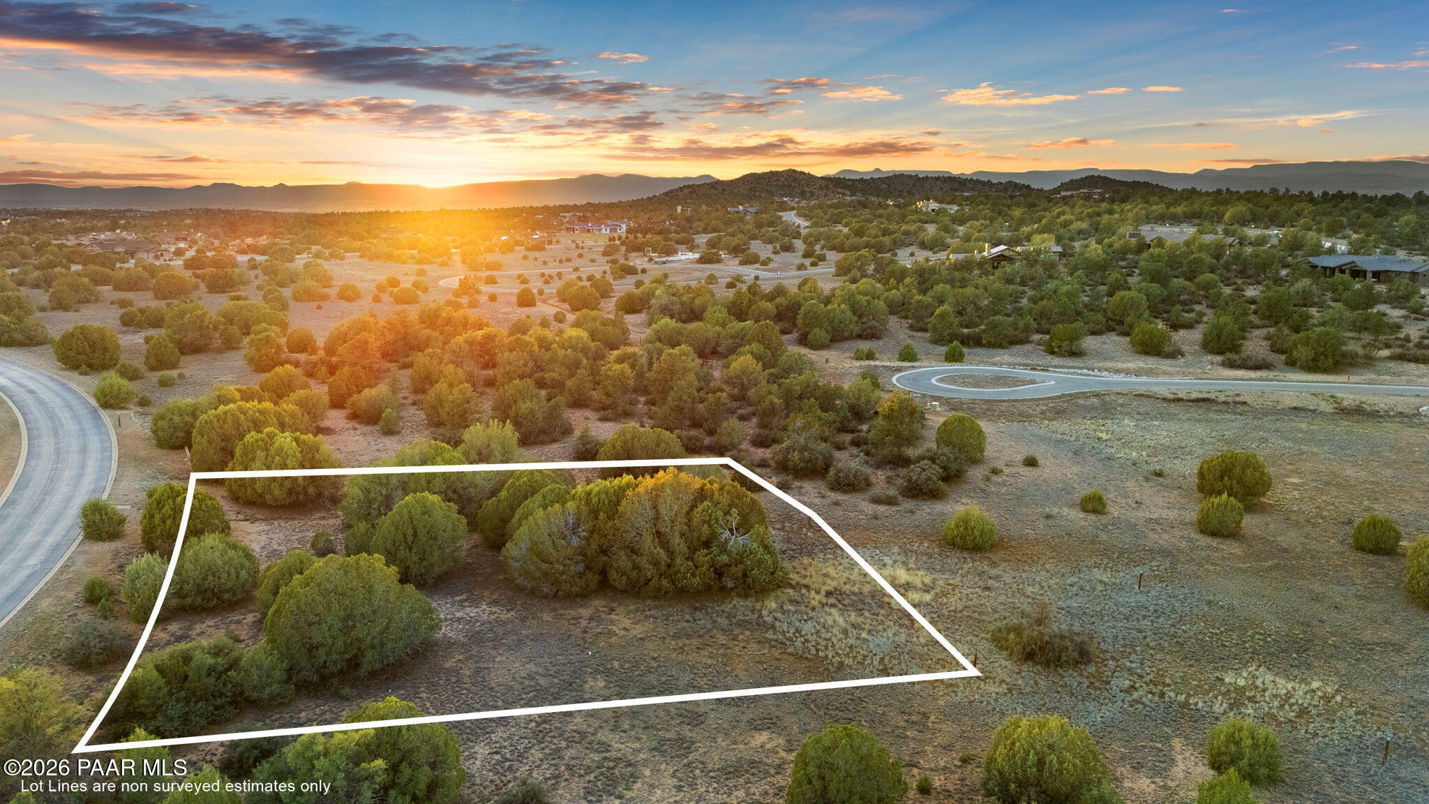 15714 North Double Adobe Road Prescott, AZ 86305 - Photo 3 of 23 18-Aerial (2) Lot Lines 15714 N Double A