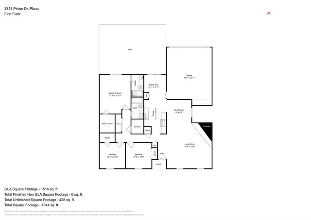 a picture of a floor plan