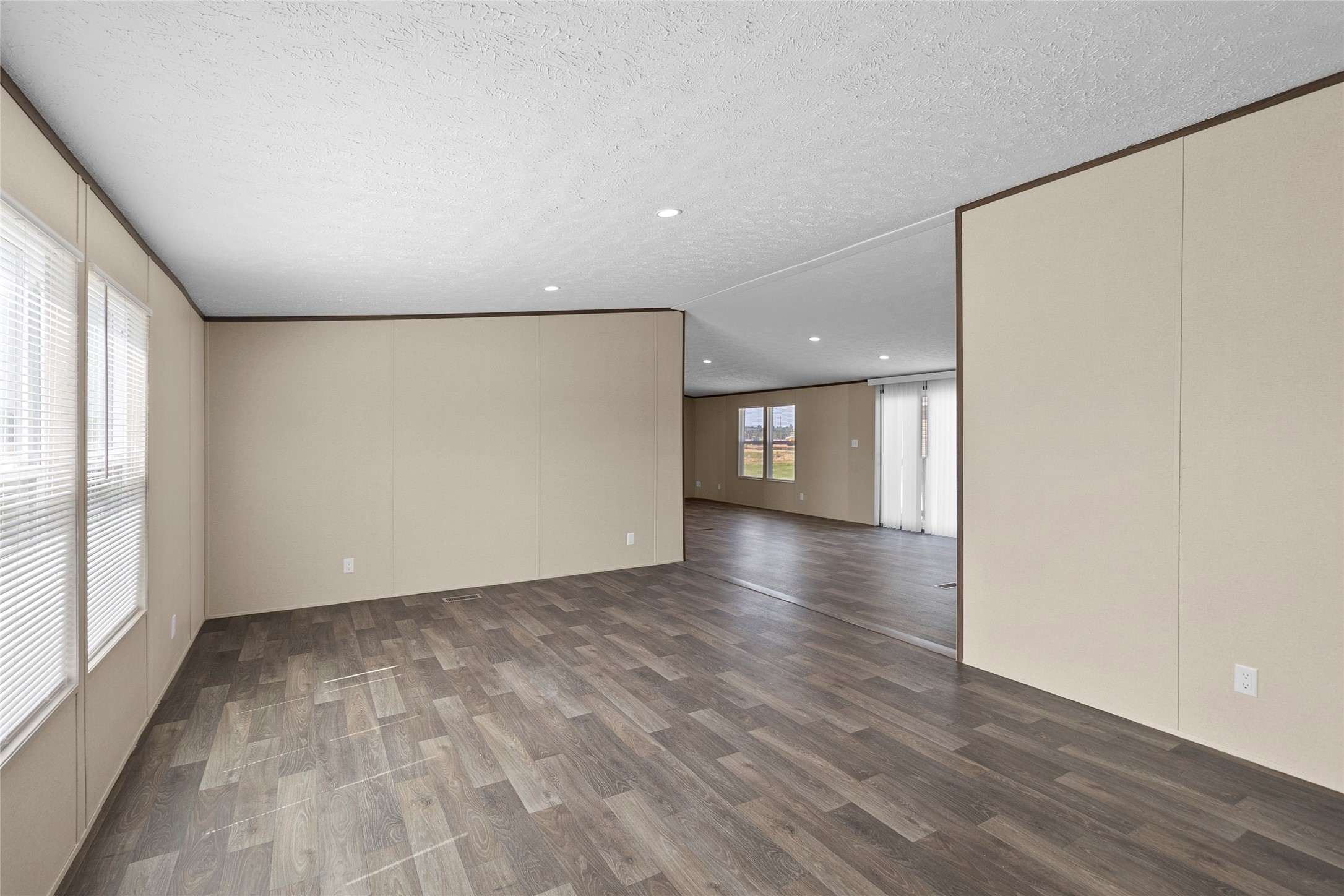 1235 Peter Pne Street Huffman, TX 77336 - Photo 3 of 25 a view of livingroom with hardwood floor and hallway