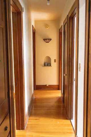 a view of front door