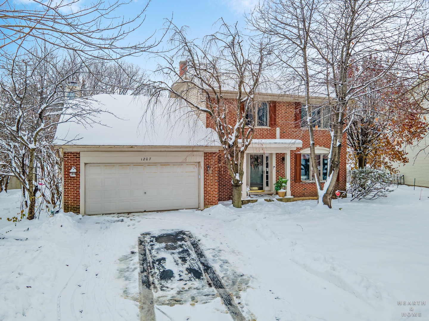 1207 Quail Run Avenue Bolingbrook, IL 60490 - Photo 3 of 48 a view of a house with a snow in front of house