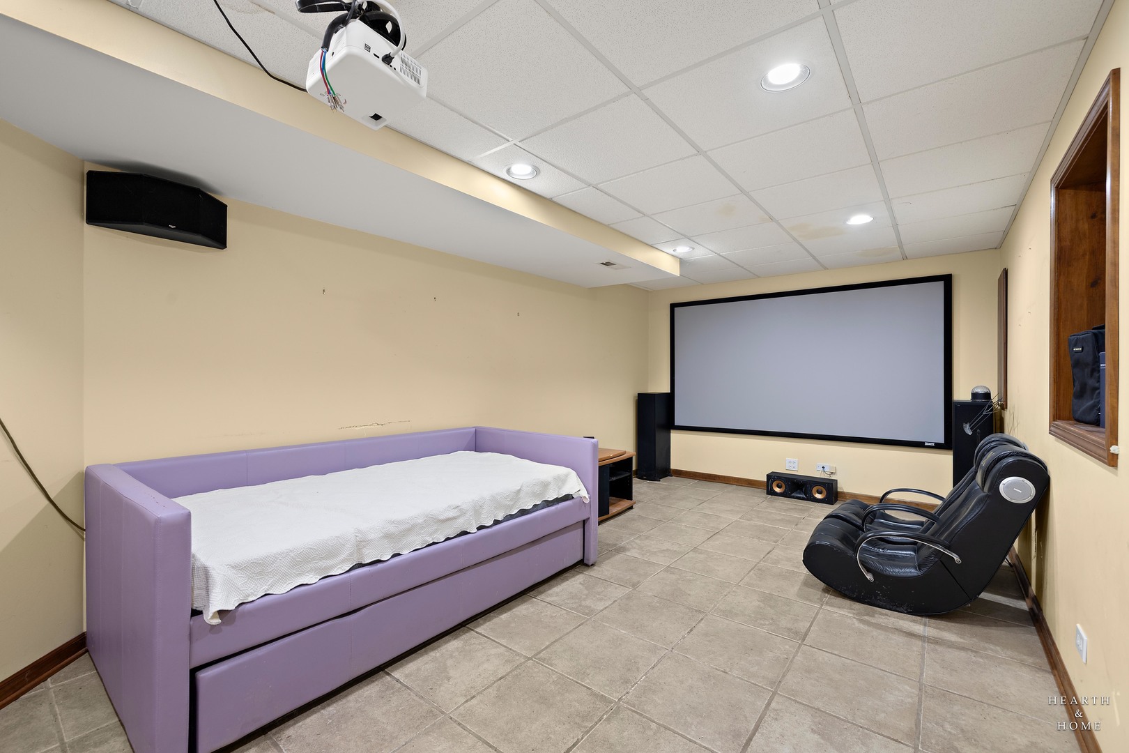 1207 Quail Run Avenue Bolingbrook, IL 60490 - Photo 46 of 48 a bed room with a bed and a television