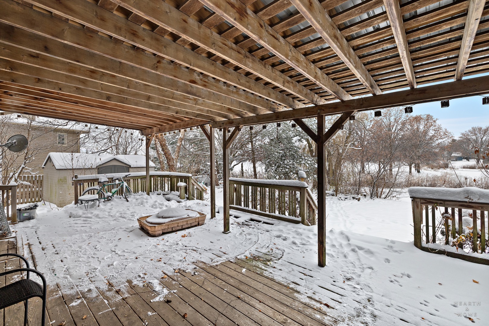 1207 Quail Run Avenue Bolingbrook, IL 60490 - Photo 10 of 48 a view of a patio with a wooden fence