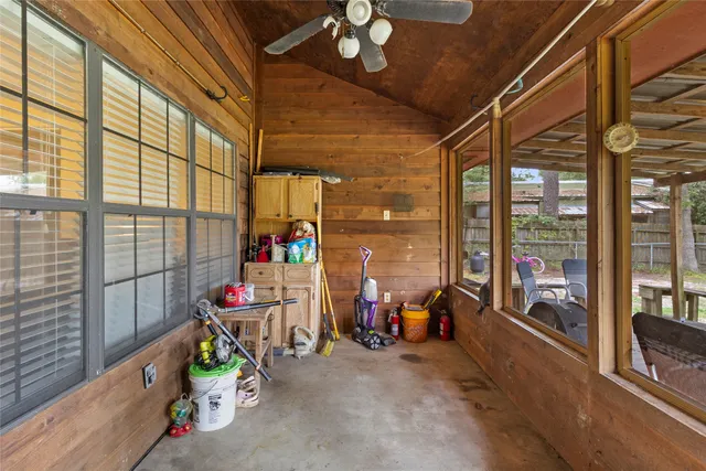 a view of storage and utility room