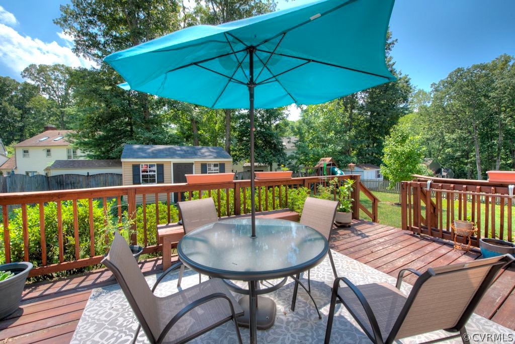 13025 Queensgate Road Midlothian, VA 23114 - Photo 23 of 26 This backyard is an entertainer's dream with a won