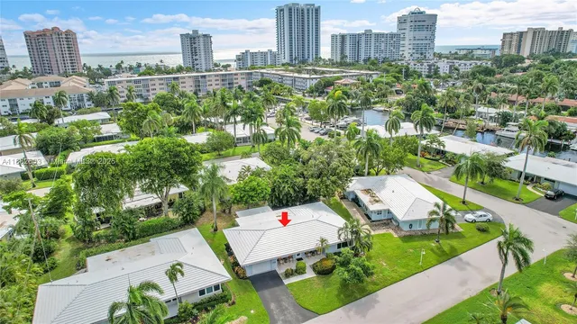 a view of city and mountain