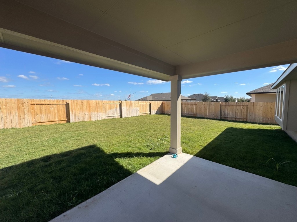 3729 Pin Oak Hills Seguin, TX 78155 - Photo 17 of 19 a view of a backyard with a garden