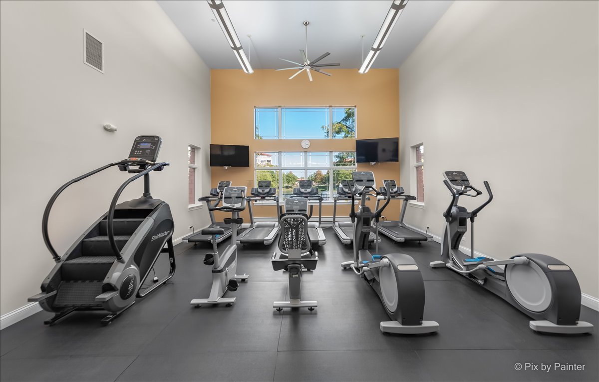 45 Prairie Park Drive, Unit 501 Wheeling, IL 60090 - Photo 27 of 30 a view of a room with gym equipment