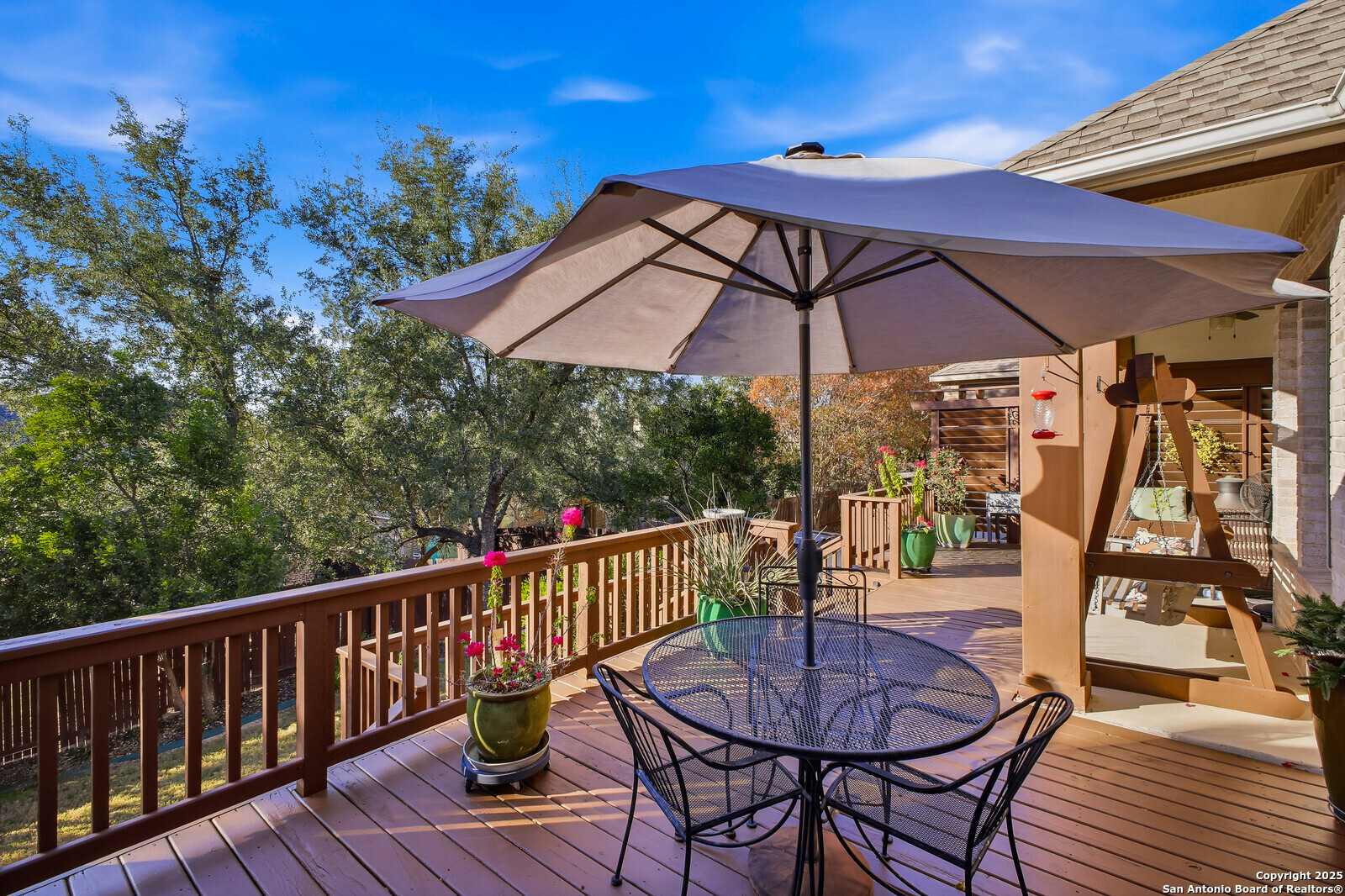 25523 River Ranch San Antonio, TX 78255 - Photo 27 of 41 a view of a roof deck with furniture