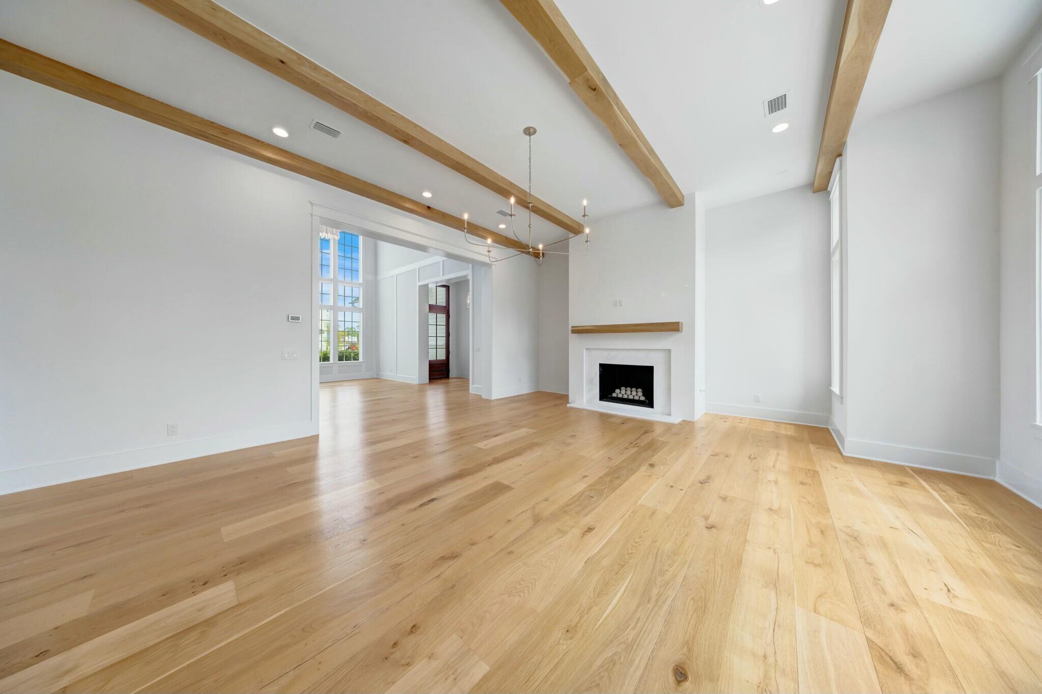 287 Golf Ridge Dr Inlet Beach Inlet Beach, FL 32461 - Photo 33 of 97 a view of empty room with wooden floor and fireplace