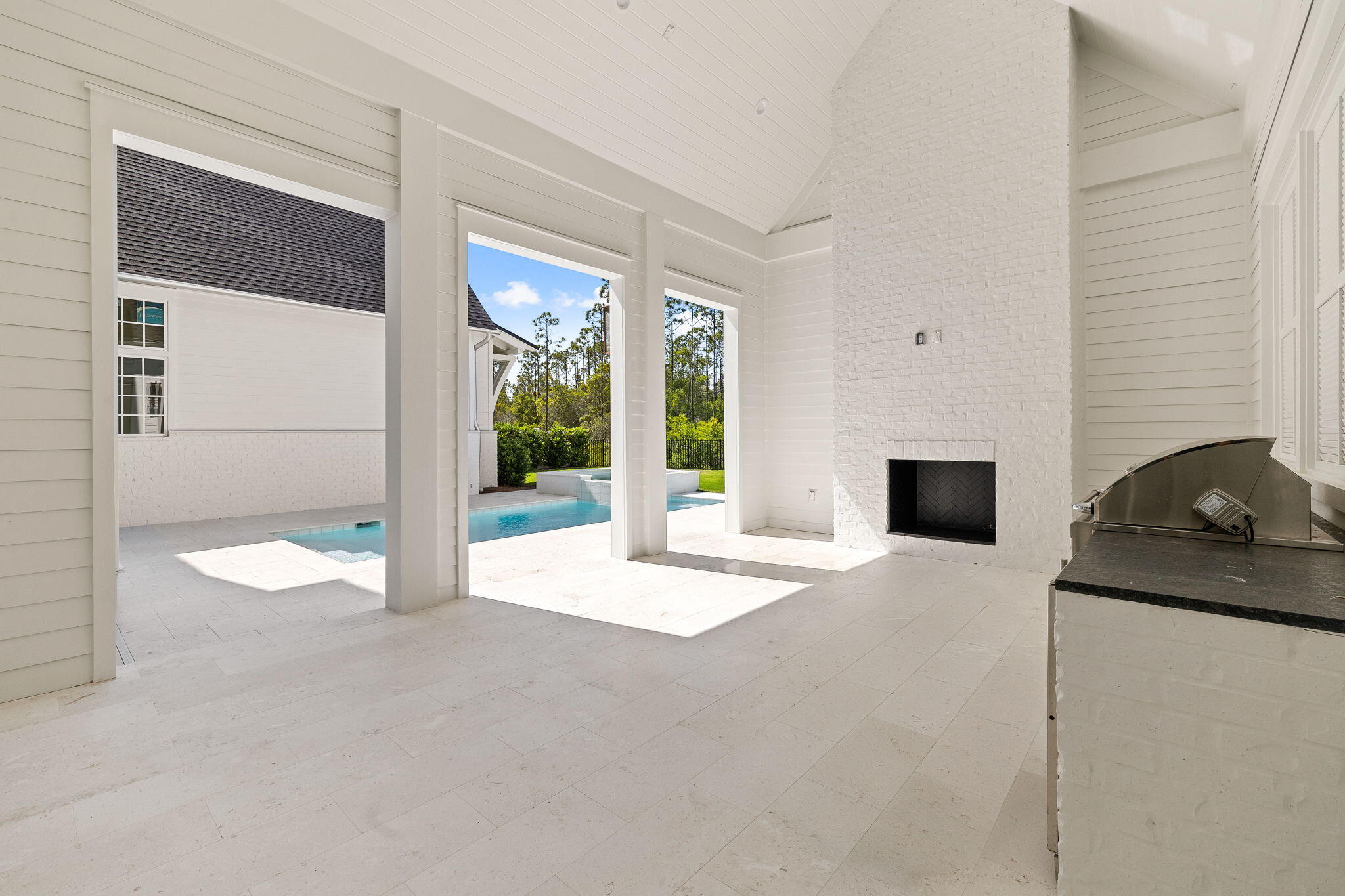 287 Golf Ridge Dr Inlet Beach Inlet Beach, FL 32461 - Photo 87 of 97 a view of an empty room with a fireplace and a window