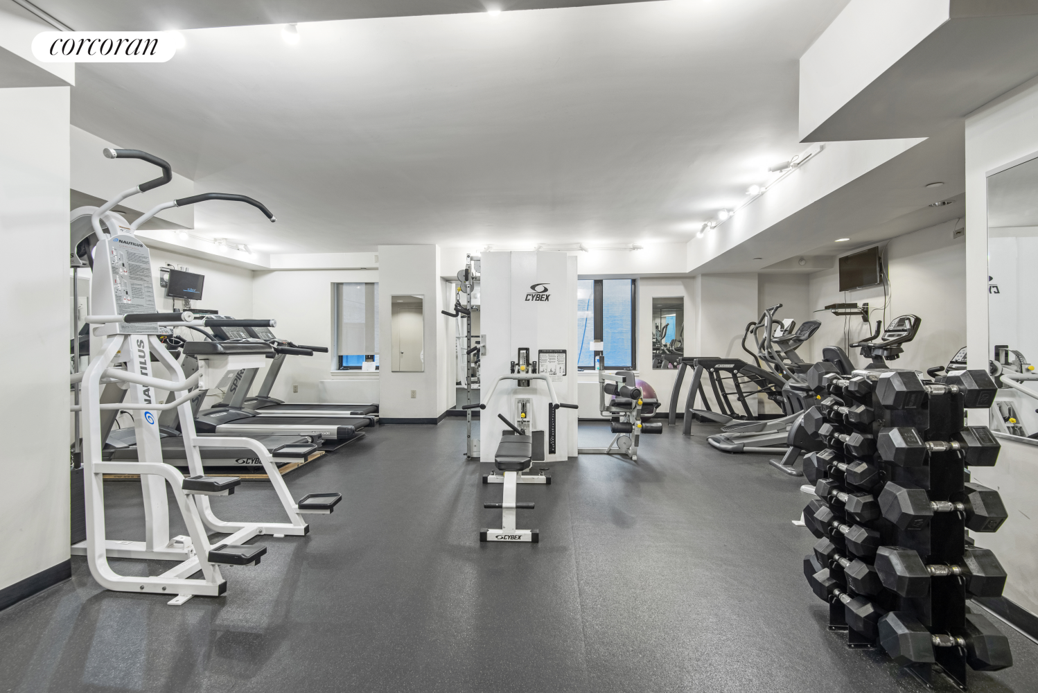 380 Lenox Avenue, Unit PHC Manhattan, NY 10027 - Photo 14 of 15 a view of a room with gym equipment