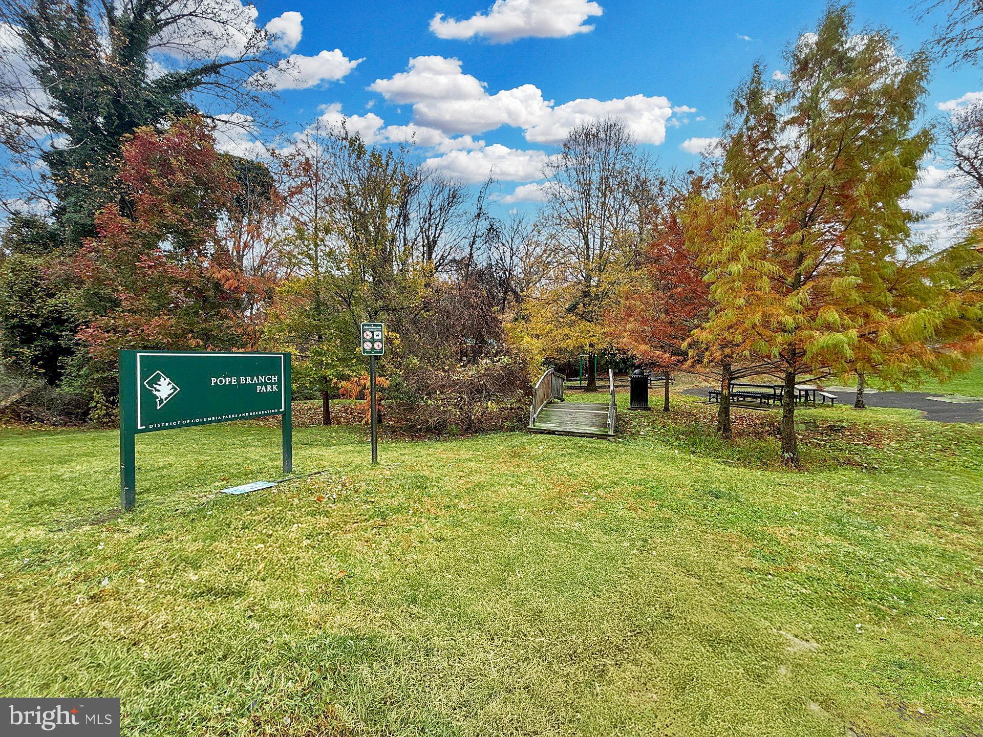 3323 Nash Place Southeast Washington, DC 20020 - Photo 22 of 23 a view of a park that has large trees