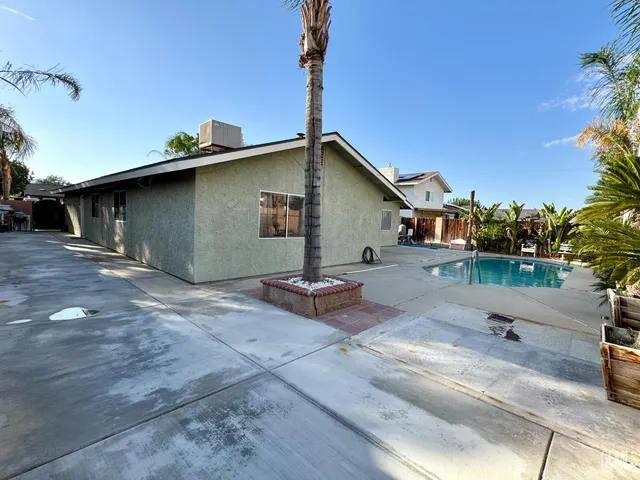 a view of outdoor space with seating area