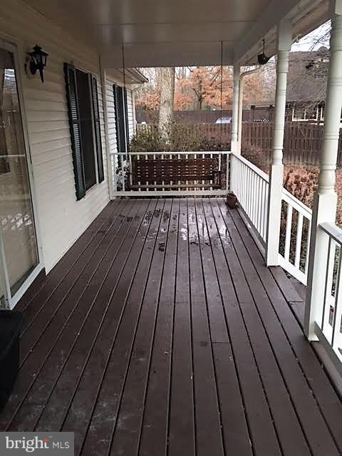 147 Morton Road Fredericksburg, VA 22405 - Photo 11 of 11 a view of balcony with wooden floor