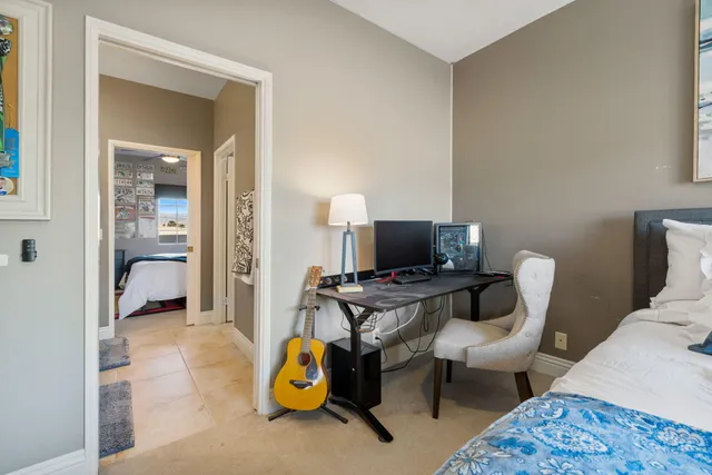 a view of a city from a terrace