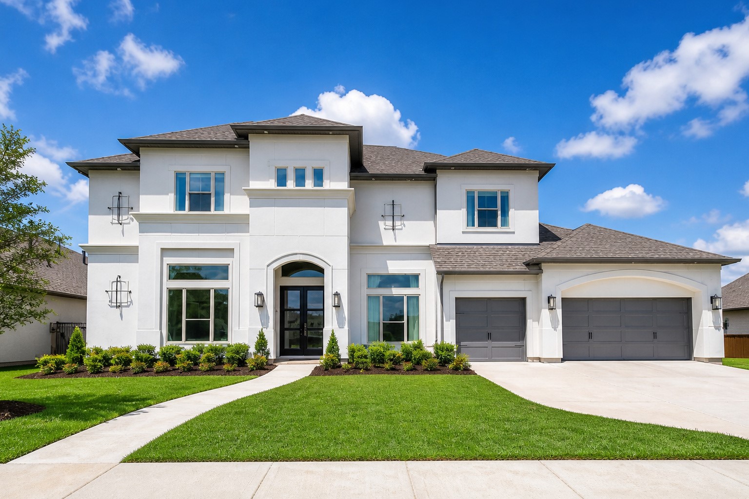 2926 Fairmont Ridge Lane Katy, TX 77494 - Photo 1 of 49 a front view of a house with a garden and yard