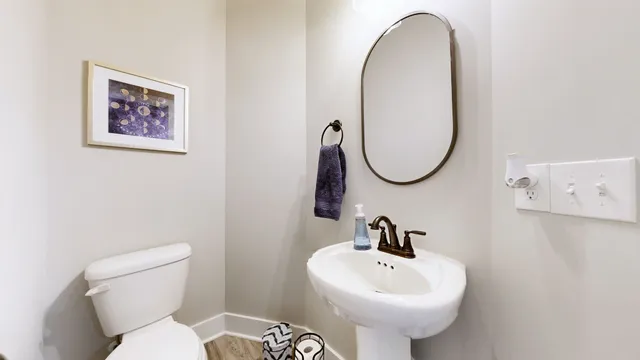 a bedroom with a bed and a closet