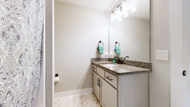 a view of workspace with wooden floor windows