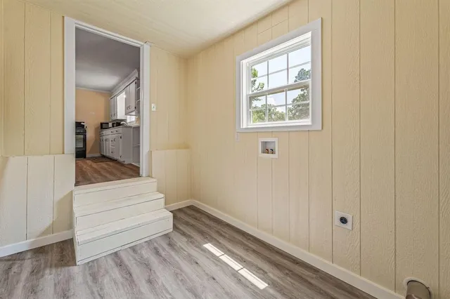wooden floor in a gallery