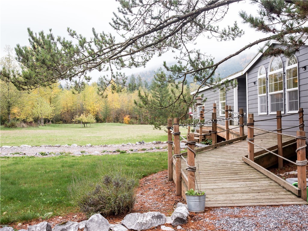 8941 Heady Road Maple Falls, WA 98266 - Photo 4 of 40 a view of yard with tree s