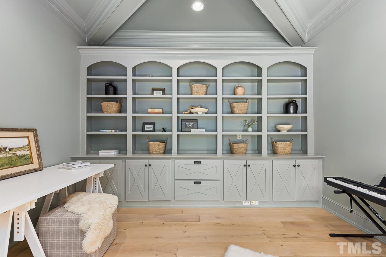 18 Crimson Oak Drive Durham, NC 27713 - Photo 20 of 87 a view of a kitchen with furniture and wooden floor