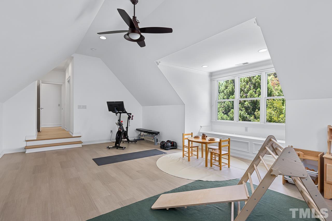 18 Crimson Oak Drive Durham, NC 27713 - Photo 35 of 87 a view of a dining room with furniture window and outside view