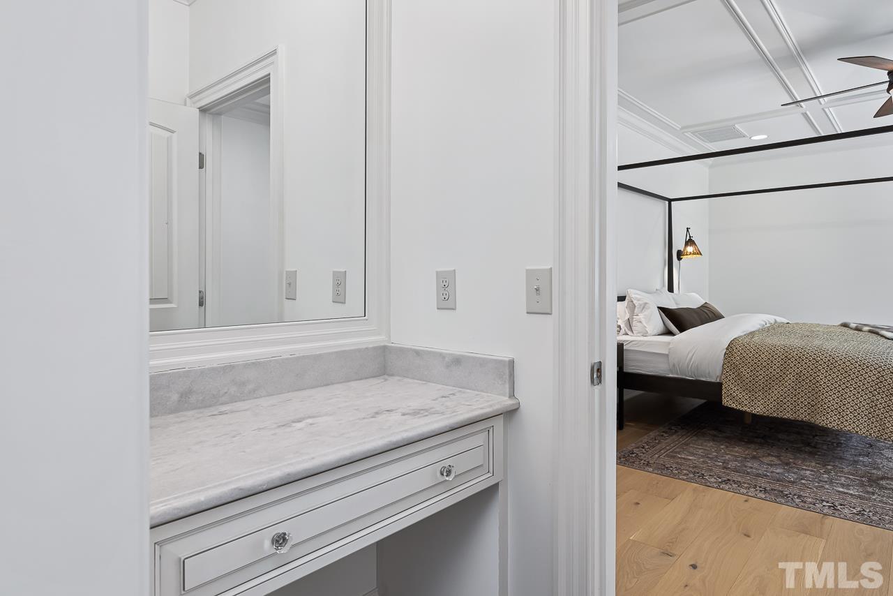 18 Crimson Oak Drive Durham, NC 27713 - Photo 45 of 87 a bedroom with a bed and a couch