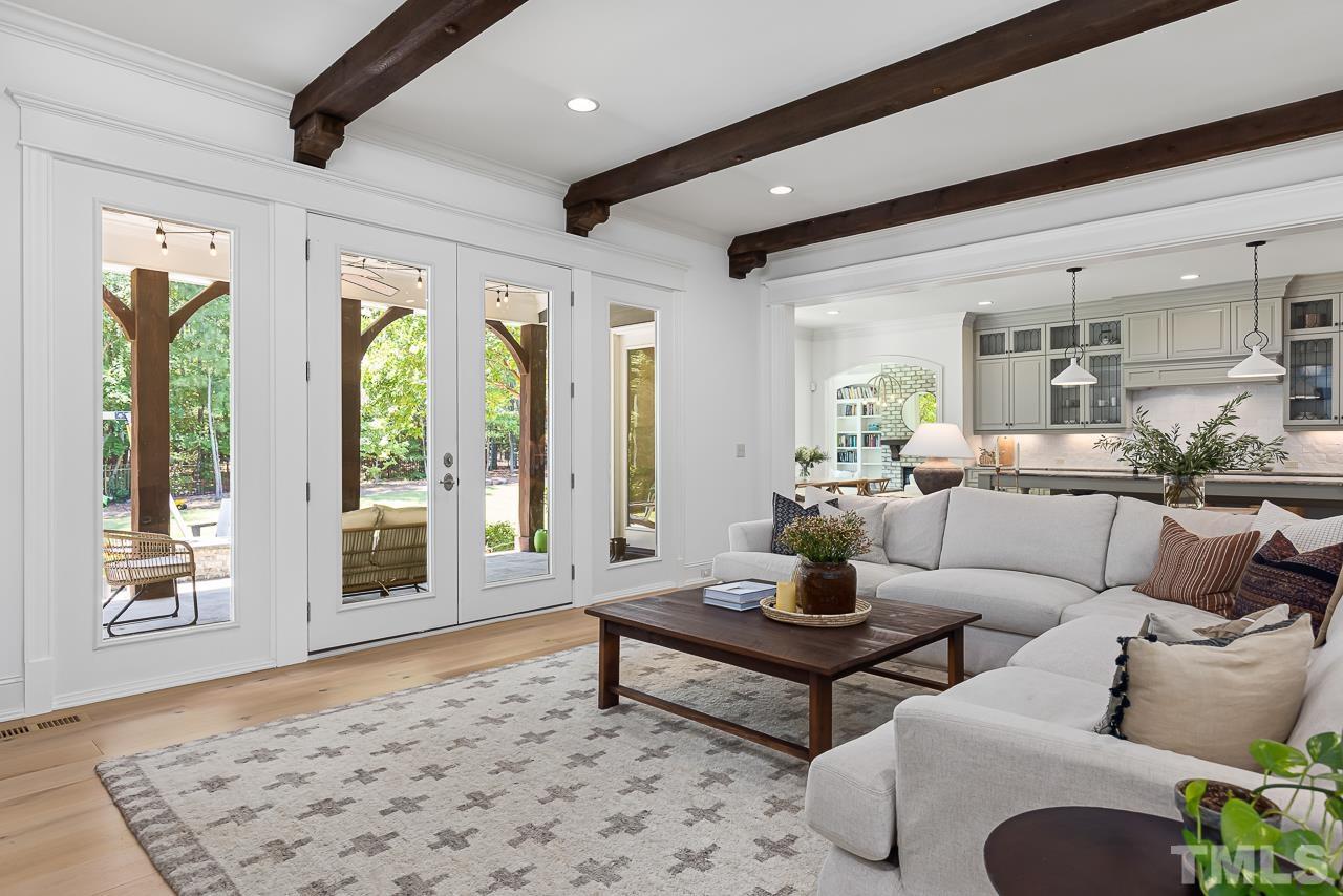 18 Crimson Oak Drive Durham, NC 27713 - Photo 7 of 87 a living room with furniture and a large window