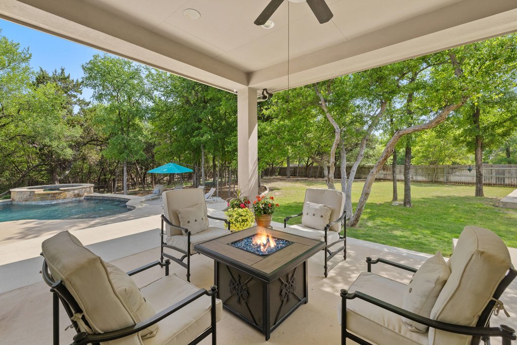 108 Berry Cove Georgetown, TX 78628 - Photo 31 of 39 a view of a patio with a yard