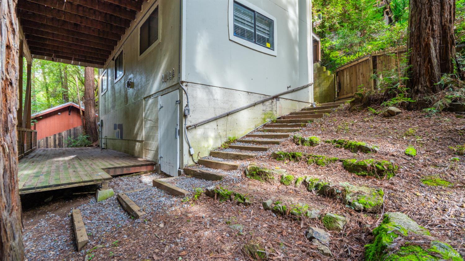 11144 Ice Box Canyon Road Forestville, CA 95436 - Photo 3 of 38 a view of backyard with green space