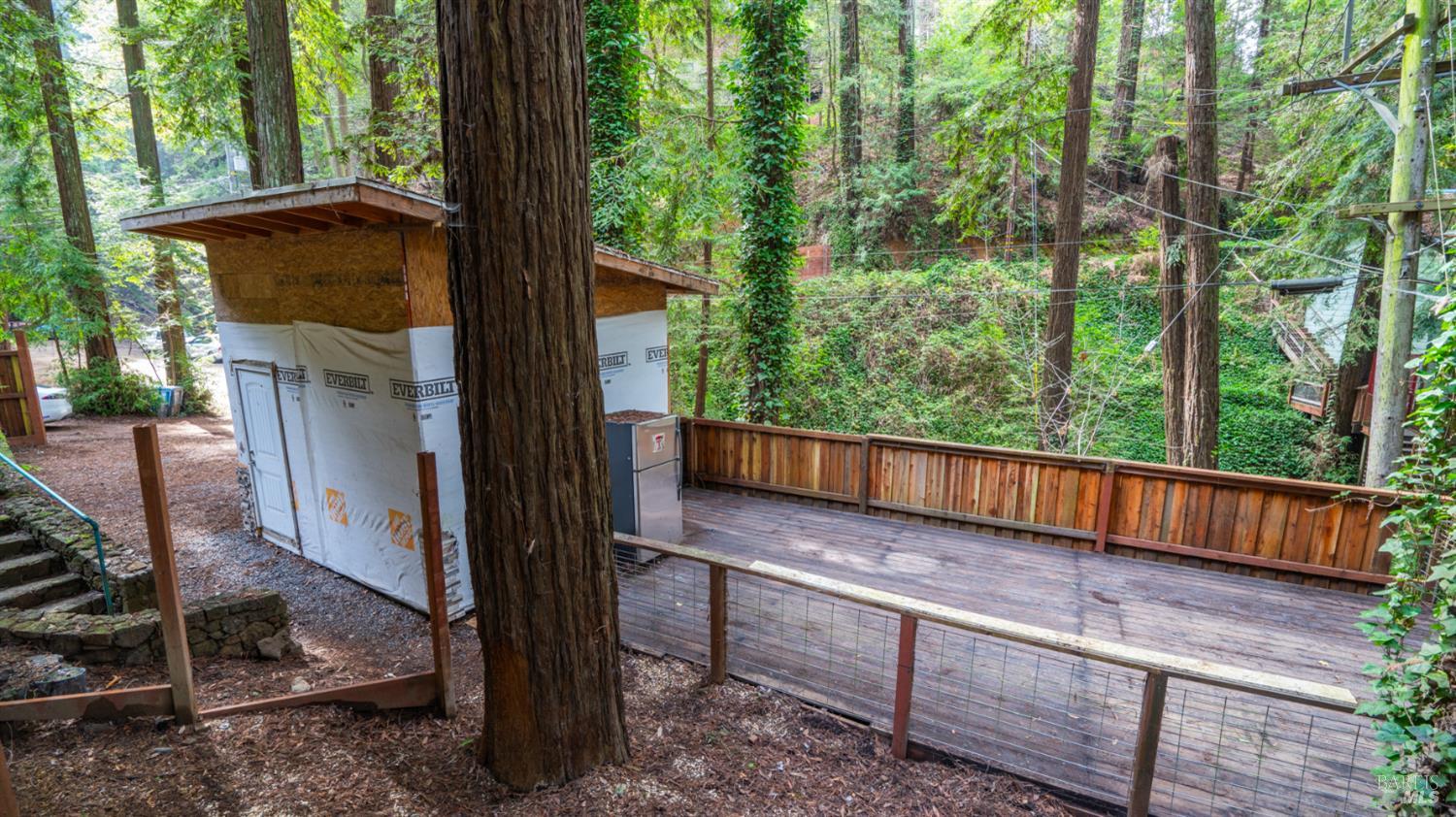 11144 Ice Box Canyon Road Forestville, CA 95436 - Photo 38 of 38 a view of balcony and yard