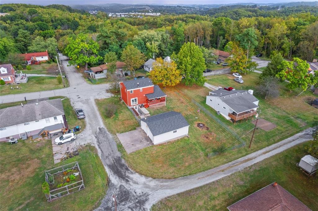 300 Sunset Boulevard Washington, PA 15301 - Photo 36 of 38 an aerial view of a house with a yard basket ball court and outdoor seating