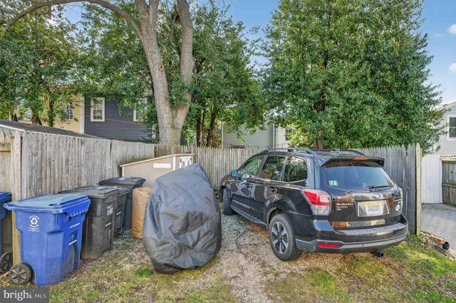 a view of outdoor space with seating
