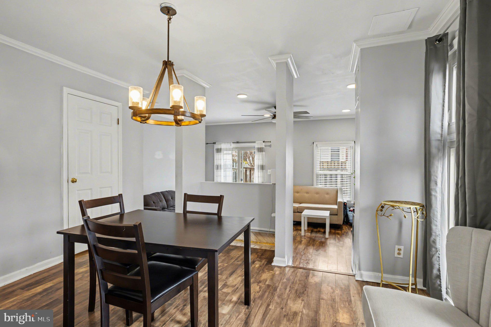 216 Scott Street Baltimore, MD 21230 - Photo 6 of 27 a view of a dining room with furniture and wooden floor