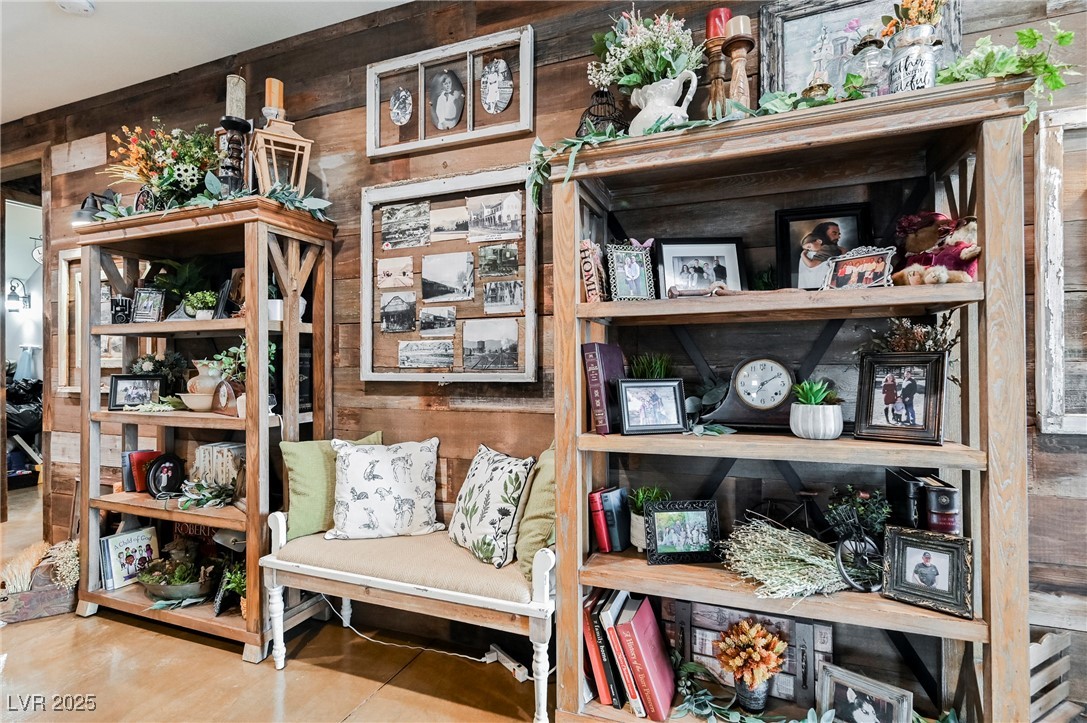 6510 Sunset Drive Caliente, NV 89008 - Photo 52 of 84 Living area with wood walls