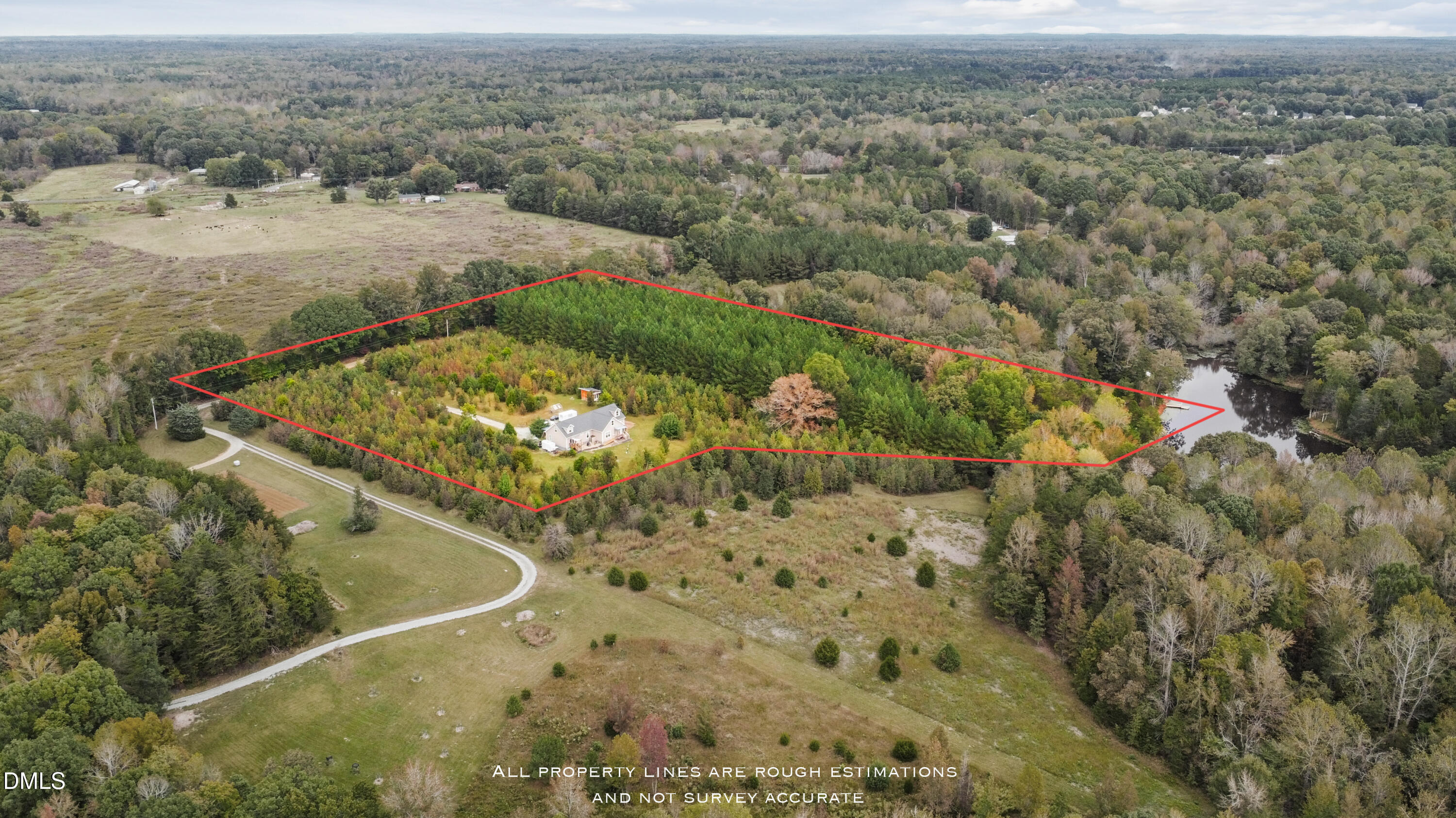 6764 Bradshaw Farm Road Efland, NC 27243 - Photo 46 of 56 Lot lines 2