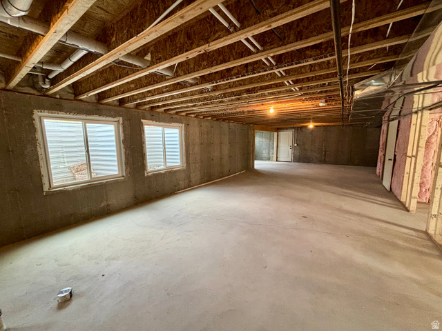 1184 West 3250 North Ogden, UT 84414 - Photo 51 of 69 Unfinished basement, potential family room