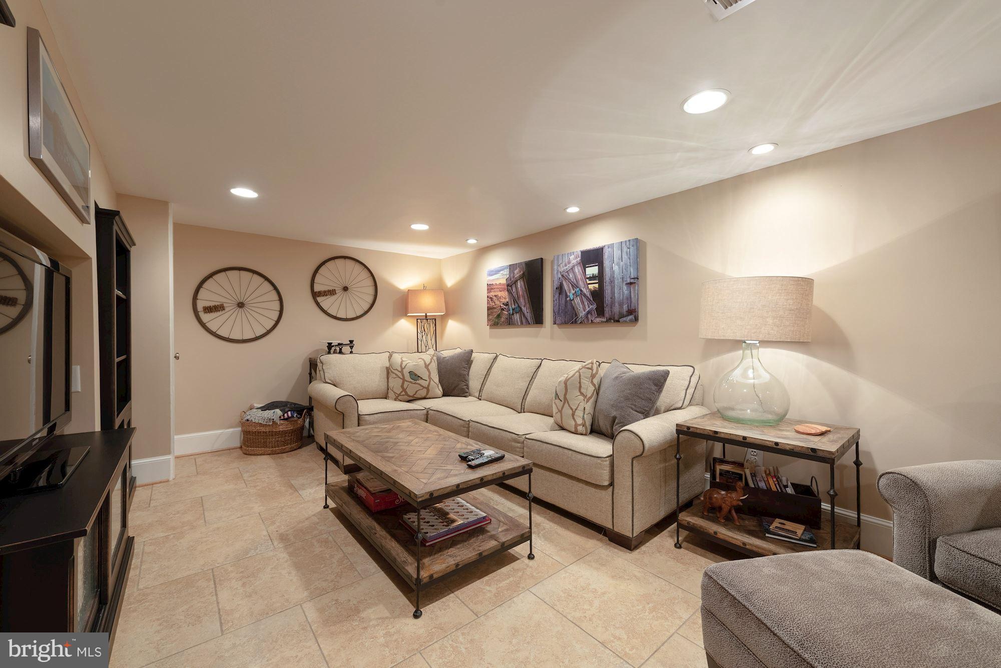 7510 Clifton Road Clifton, VA 20124 - Photo 20 of 30 Lower Level Media Room