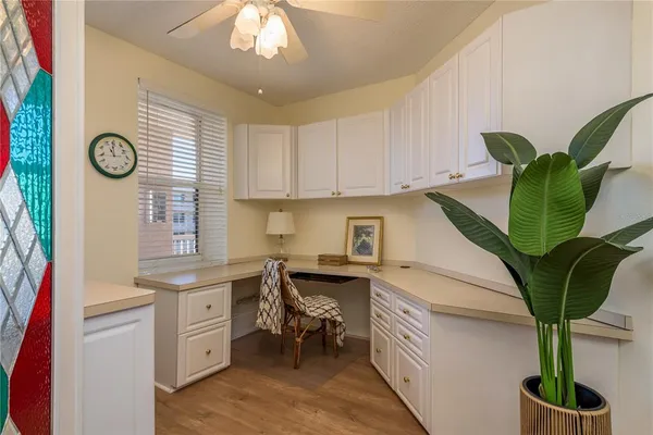 a view of a city with tall buildings