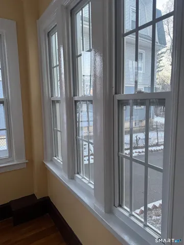 a view of front door