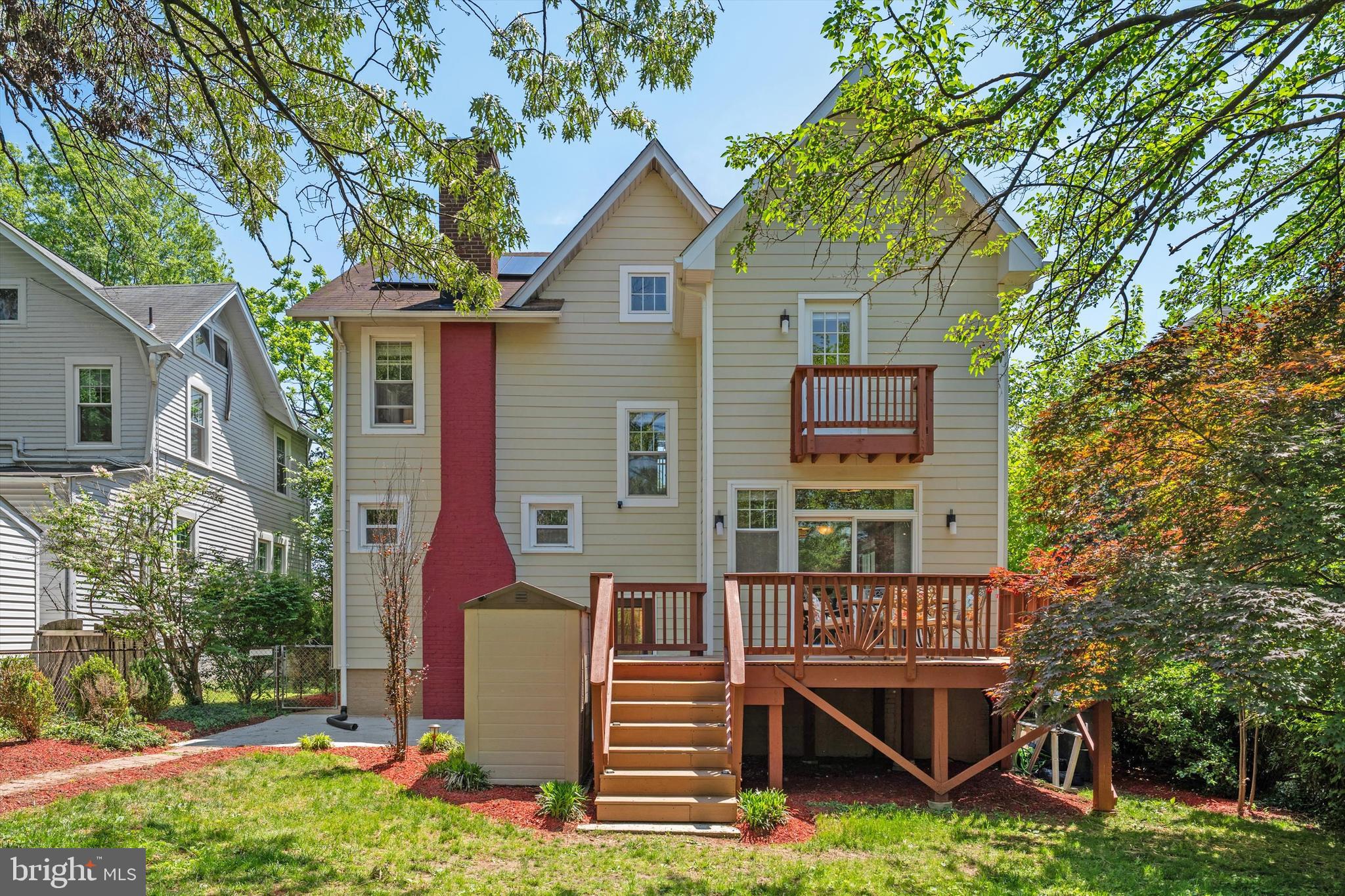 219 Rittenhouse Street Northwest Washington, DC 20011 - Photo 61 of 68 Rear facade